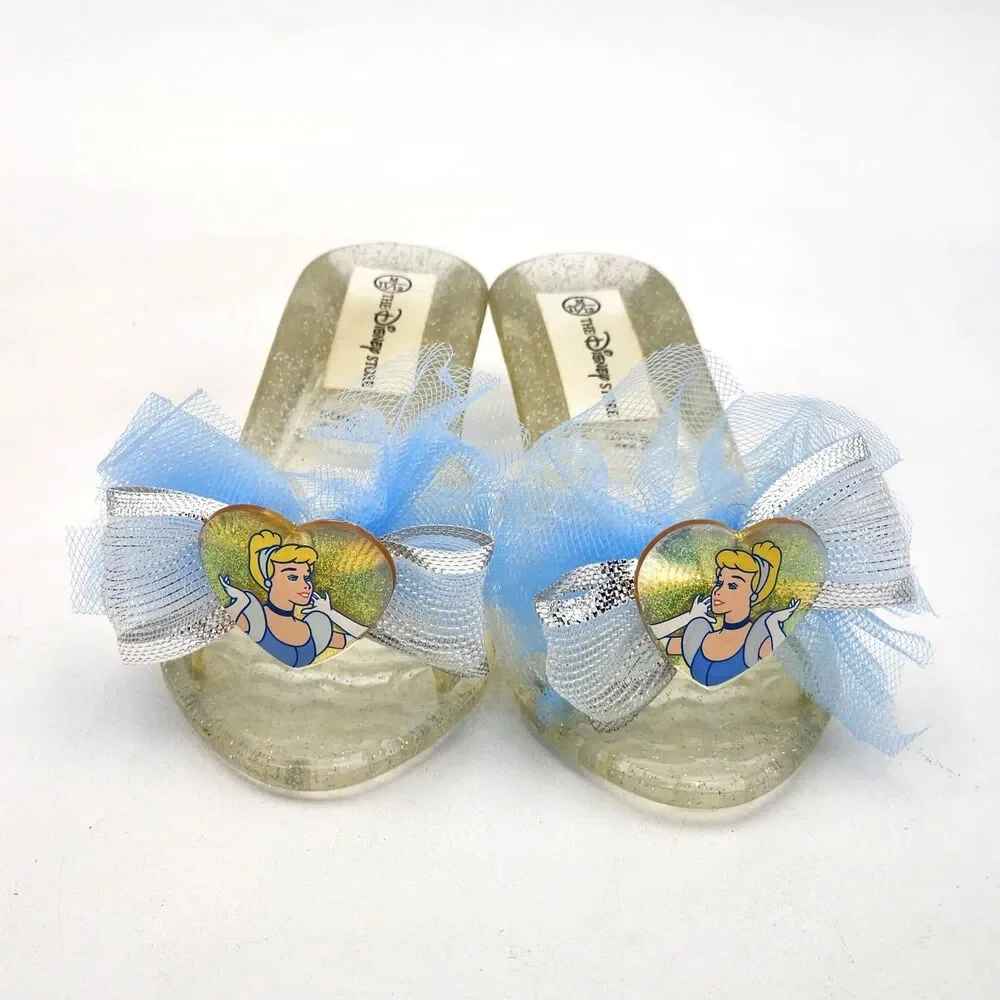 Disney Store Vintage Cinderella Princess Dress Up Shoes Toddler's Size 11-12